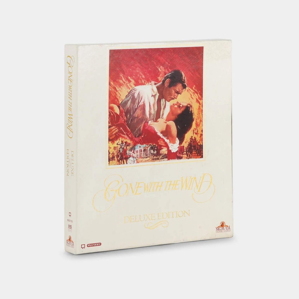 Gone with the Wind Deluxe‎ Edition VHS Tape Set 2-Tape MGM UA 1939 Movie